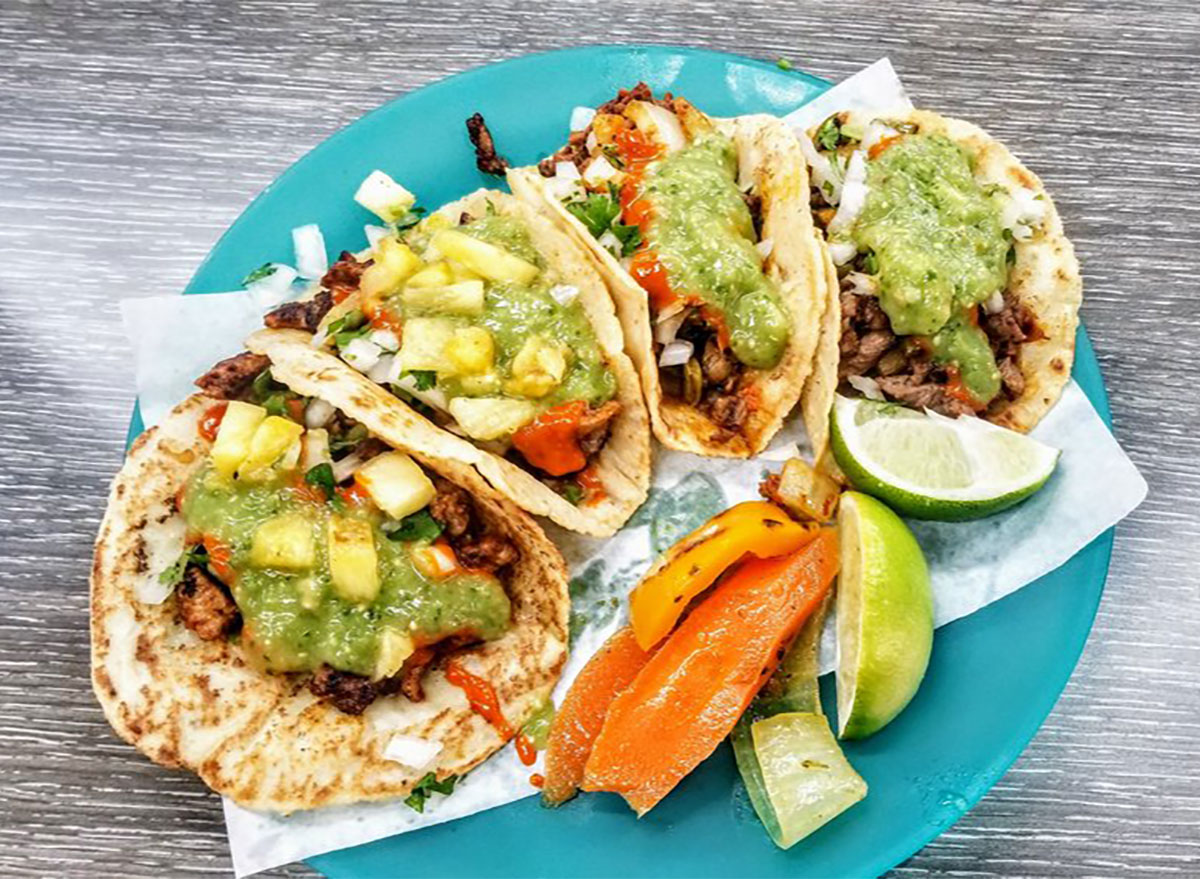 tacos from carmelos tacos in washington