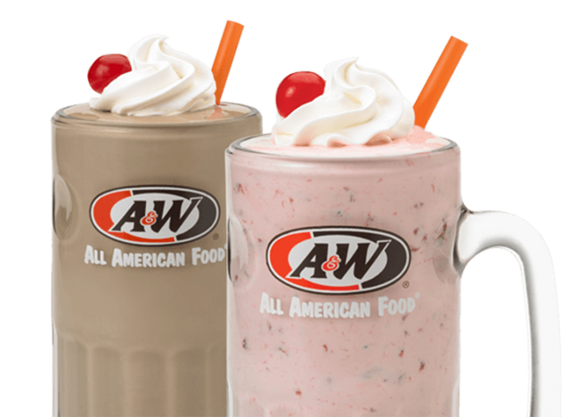 A&W Chocolate Shake 