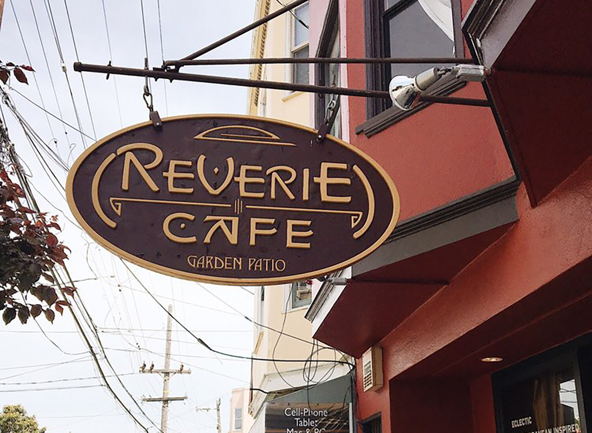 cafe reverie sign in san francisco