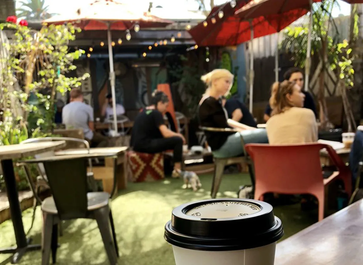 outside cafecito organico in los angeles