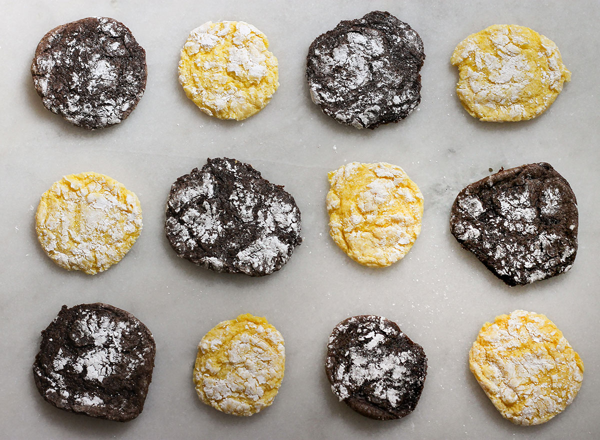 Chocolate & Lemon Cake Cookies Recipe — Eat This Not That