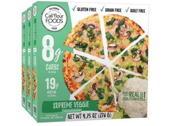 califlour food supreme veggie pizza