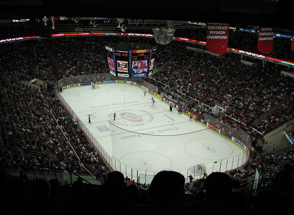 carolina hurricanes hockey stadium