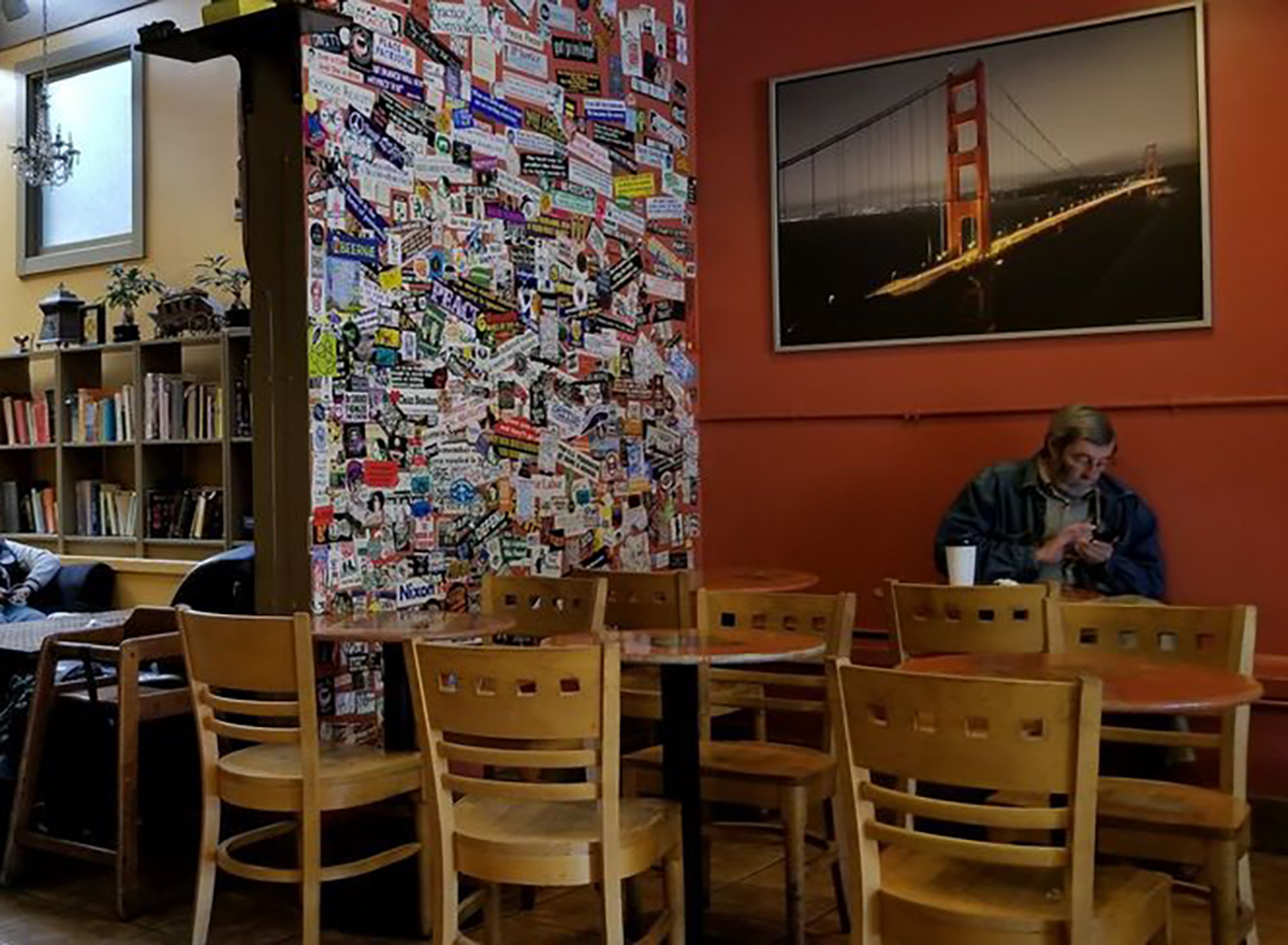 interior of coffee to the people in san francisco