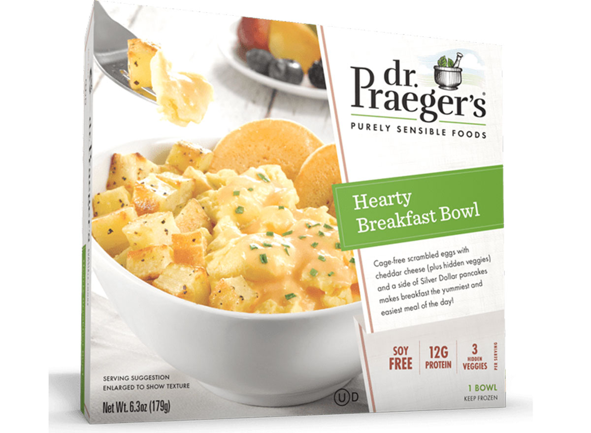 dr. praegers hearty breakfast bowl frozen meal