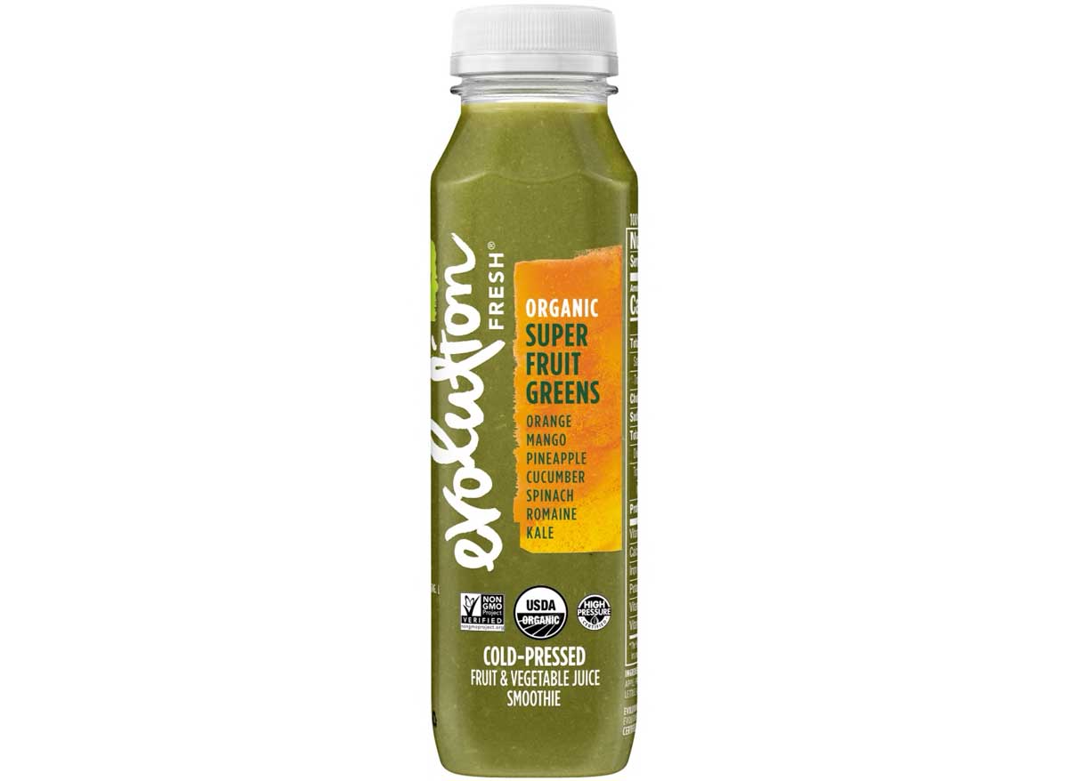 Evolution fresh organic super fruit greens smoothie