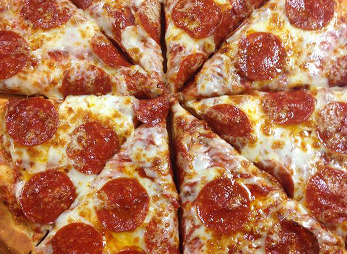 fazolis pepperoni double pizza slice