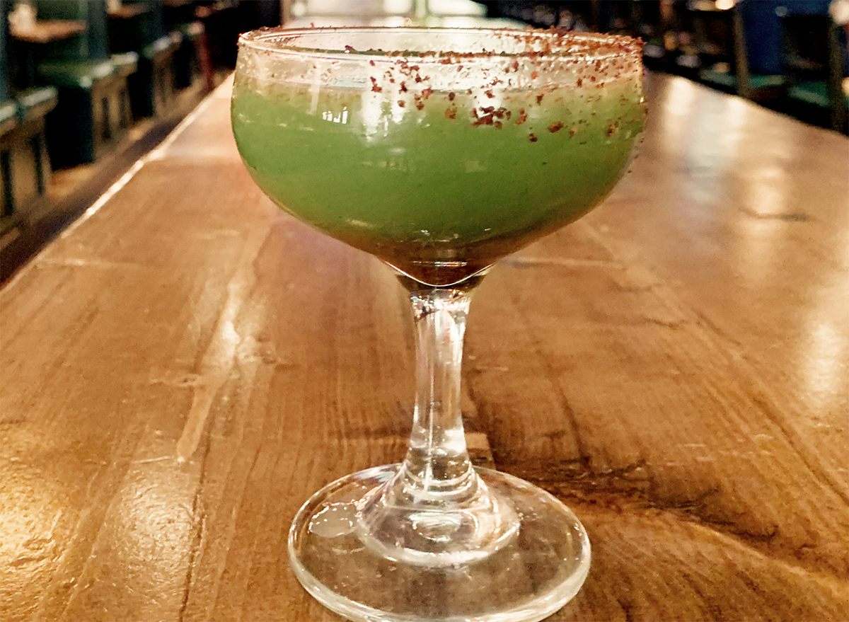 fuego verde mezcal cocktail