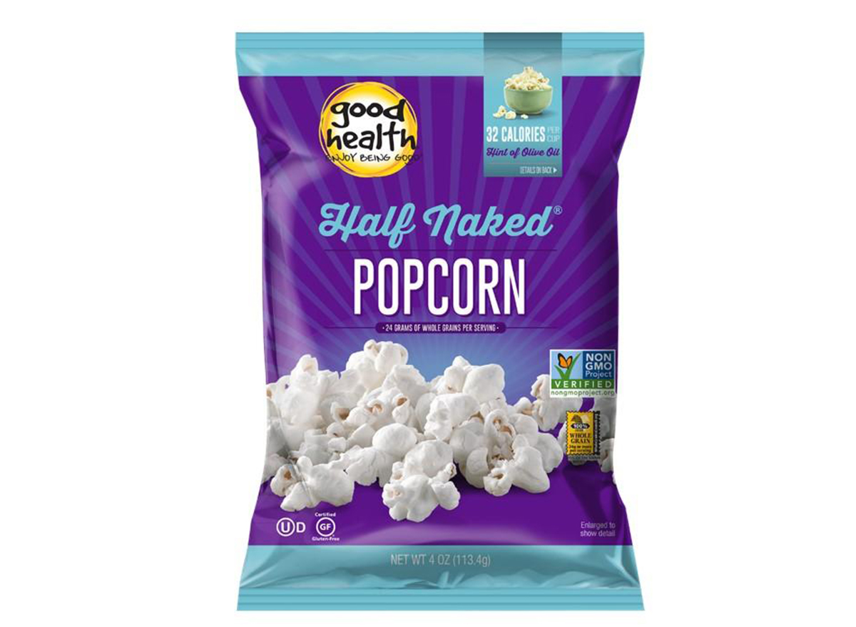 good health half naked popcorn