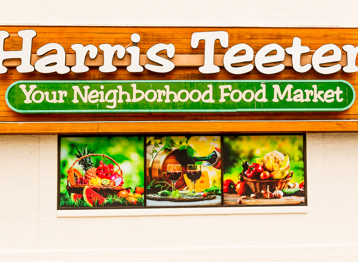 harris teeter storefront sign