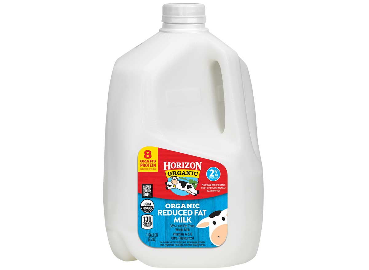 gallon of horizon organic milk