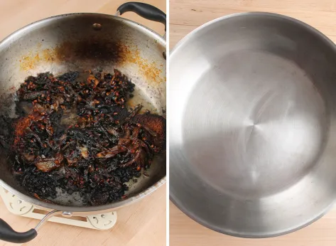 How To Clean a (Badly) Burnt Pot