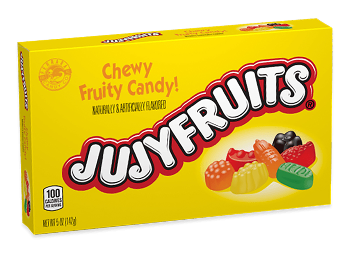 box of jujyfruits gummy candy