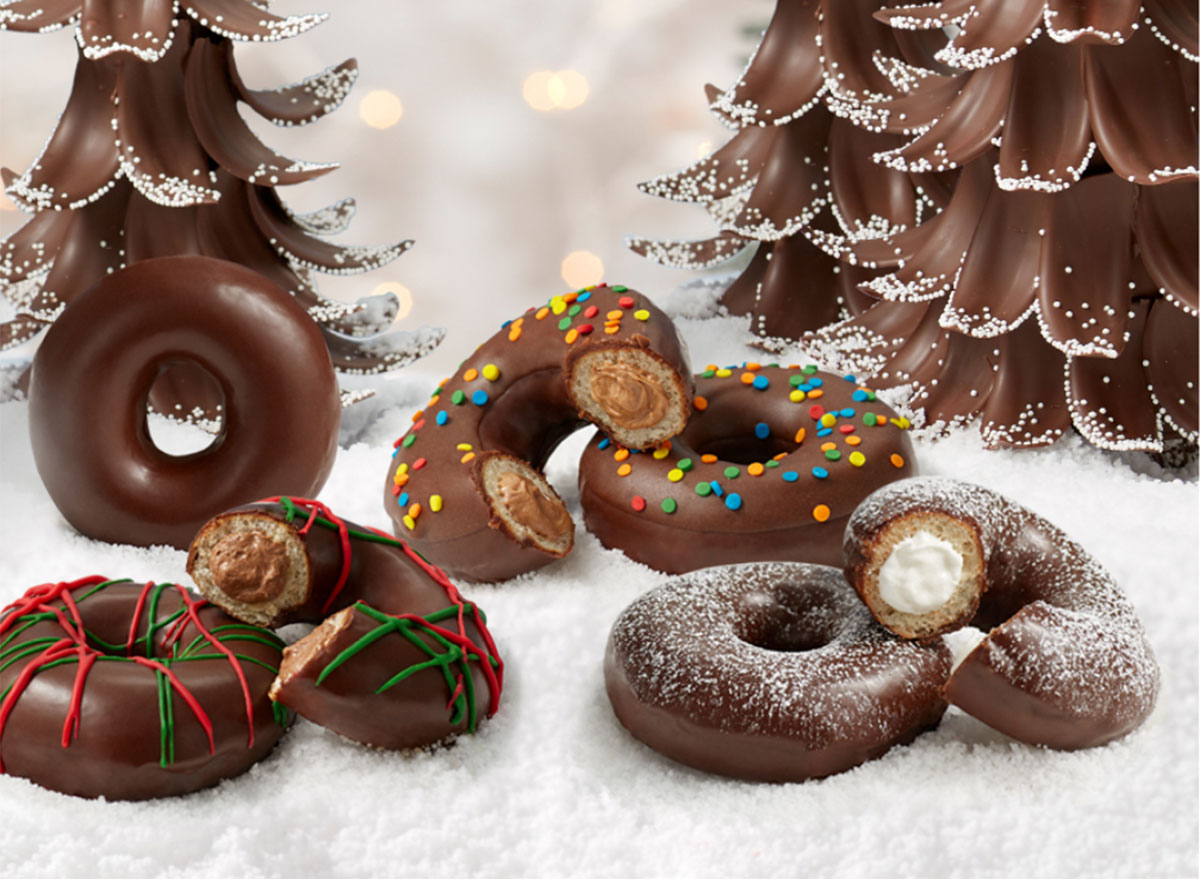 Krispy Kreme Debuts Festive Holiday Donuts — Eat This Not That
