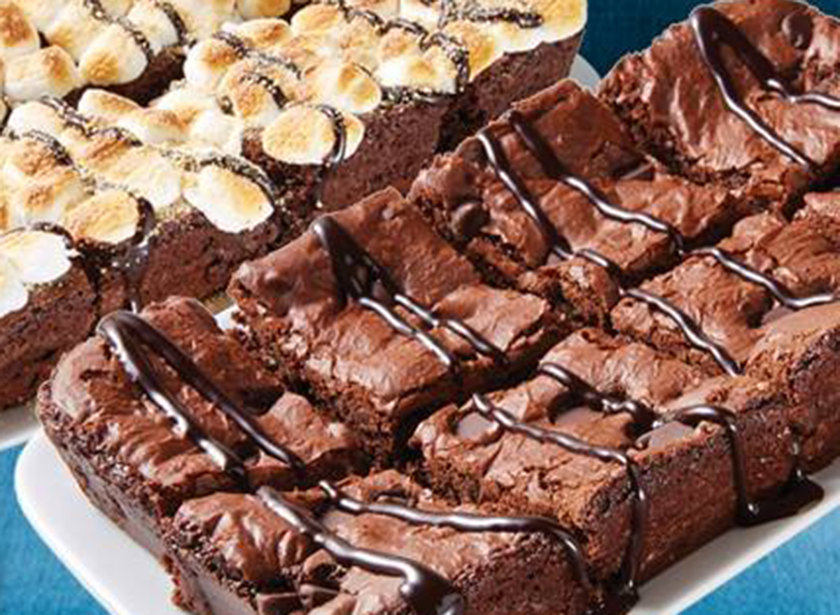 marcos pizza double chocolate brownie
