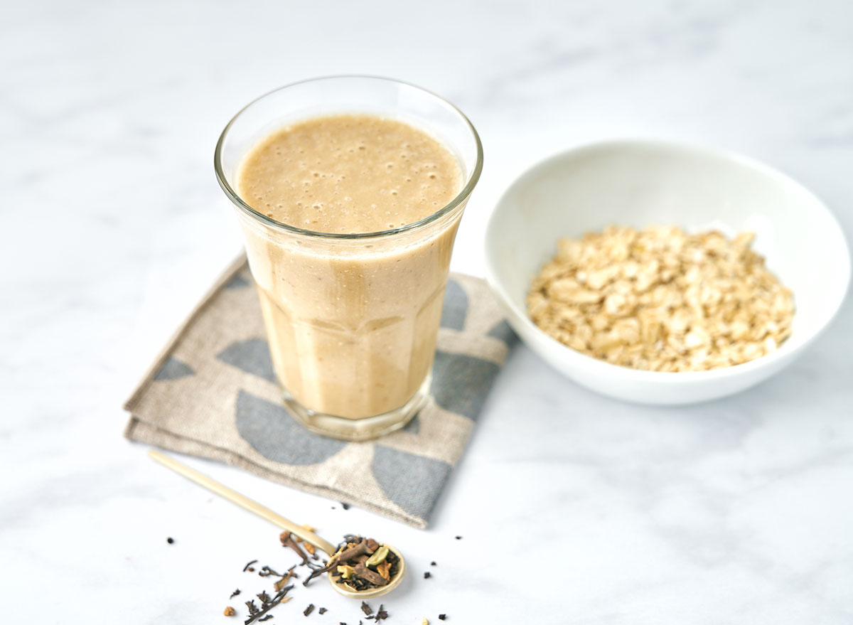 PlantBased Chai Tea and Oats Smoothie Recipe — Eat This Not That