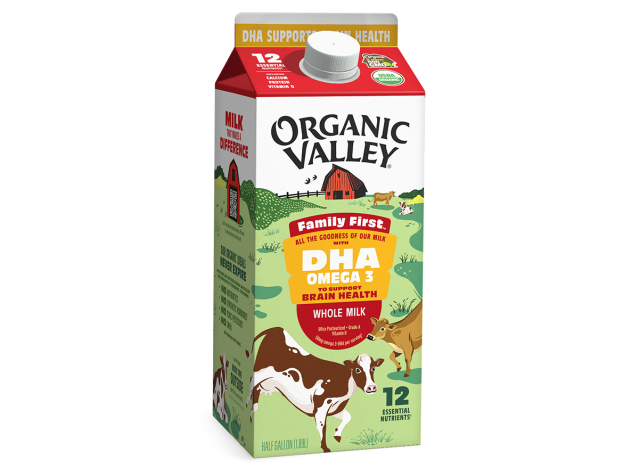 Organic Valley Family First DHA Omega-3 Whole Milk 
