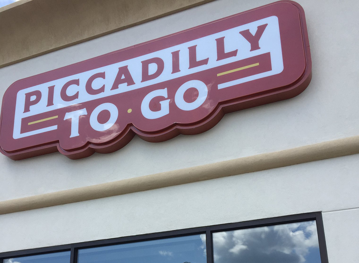piccadilly restaurant sign