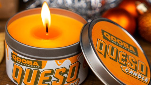 qdoba queso candle