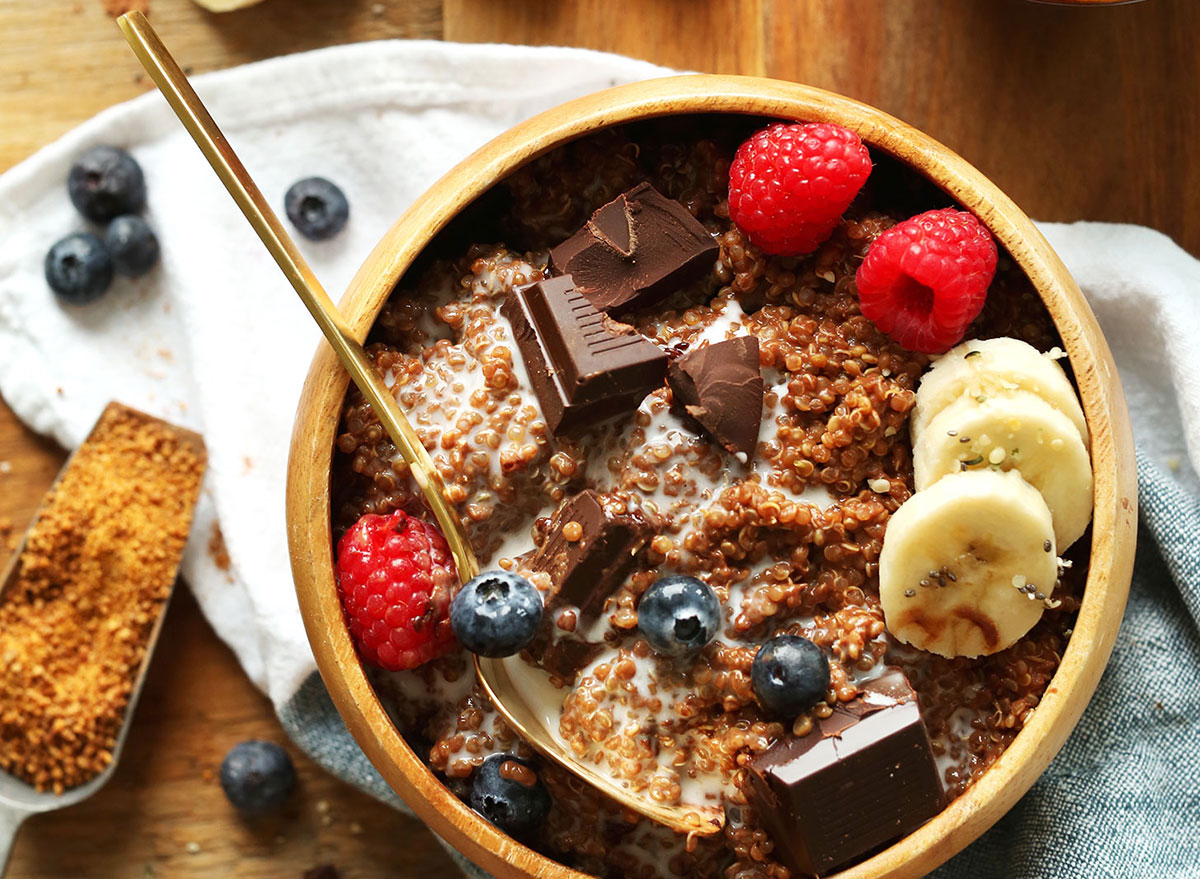 quinoa breakfast bowl