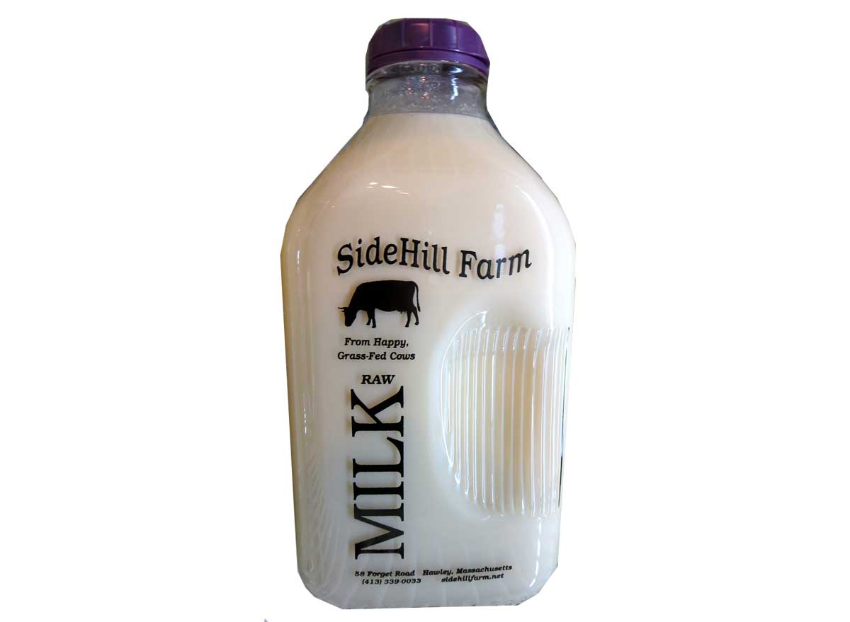 Sidehill farm raw milk