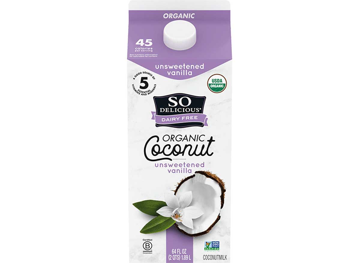 SO Delicious Dairy Free Coconut Milk Unsweetened Vanilla