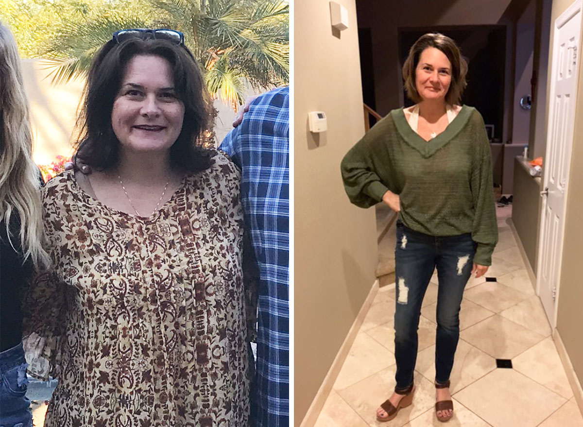 stephanie elliot before and after making her one weight loss resolution