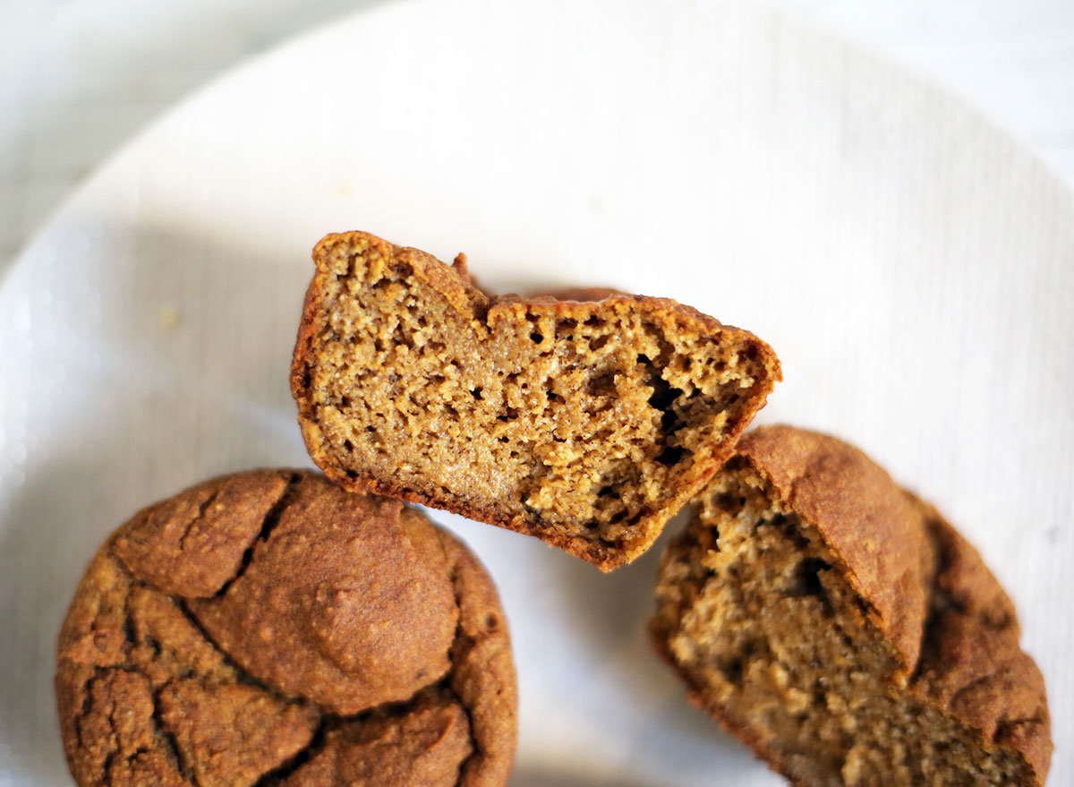 sweet potato banana muffins