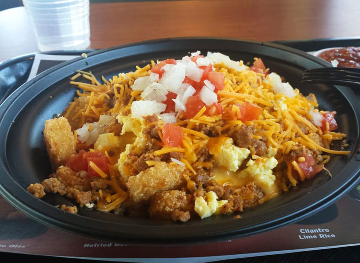 taco johns potato scrambler sausage