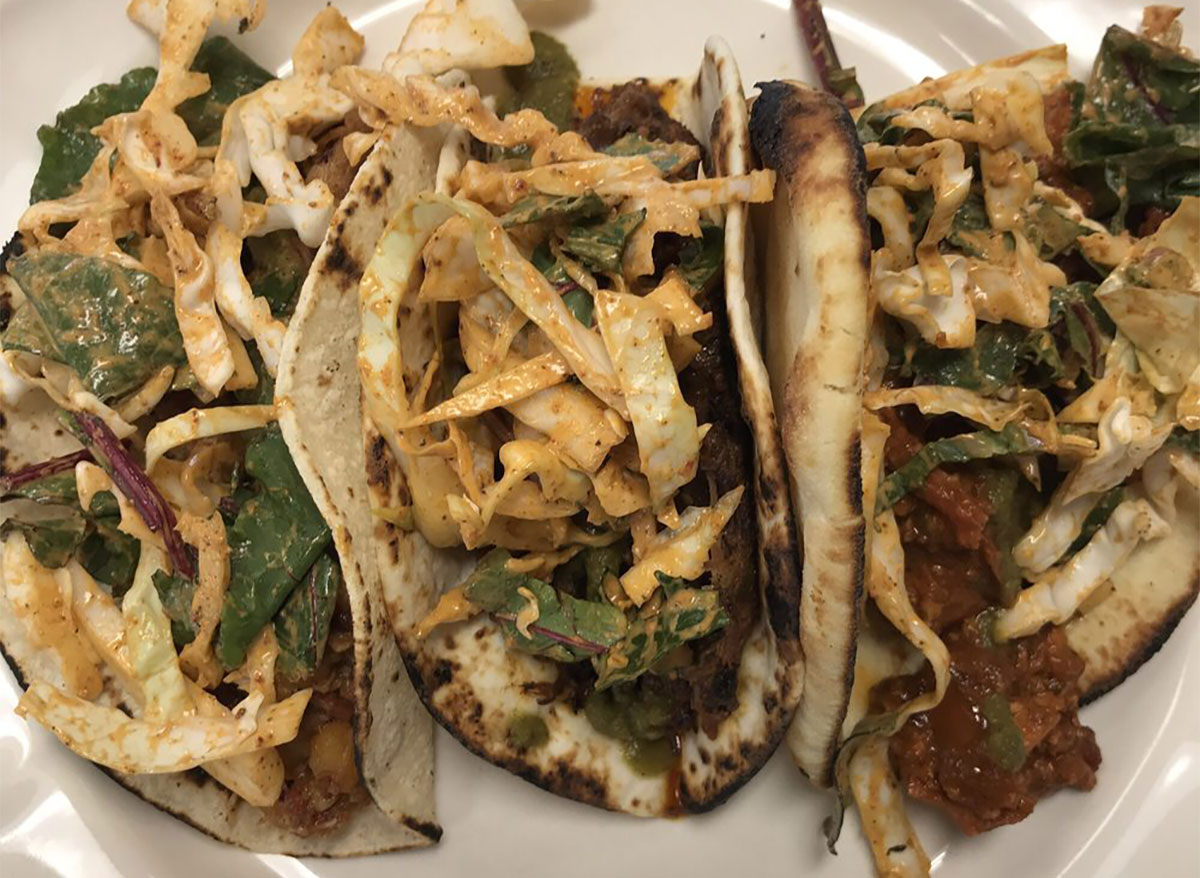 tandoori chicken tacos