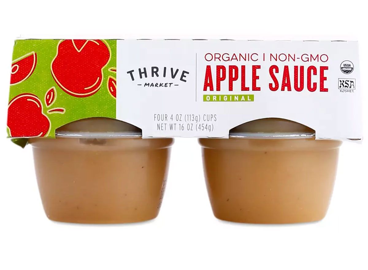 thrive market apple sauce