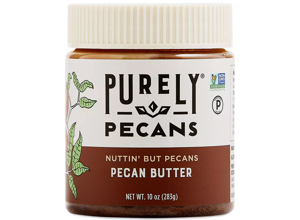 thrive market pecan butter in jar