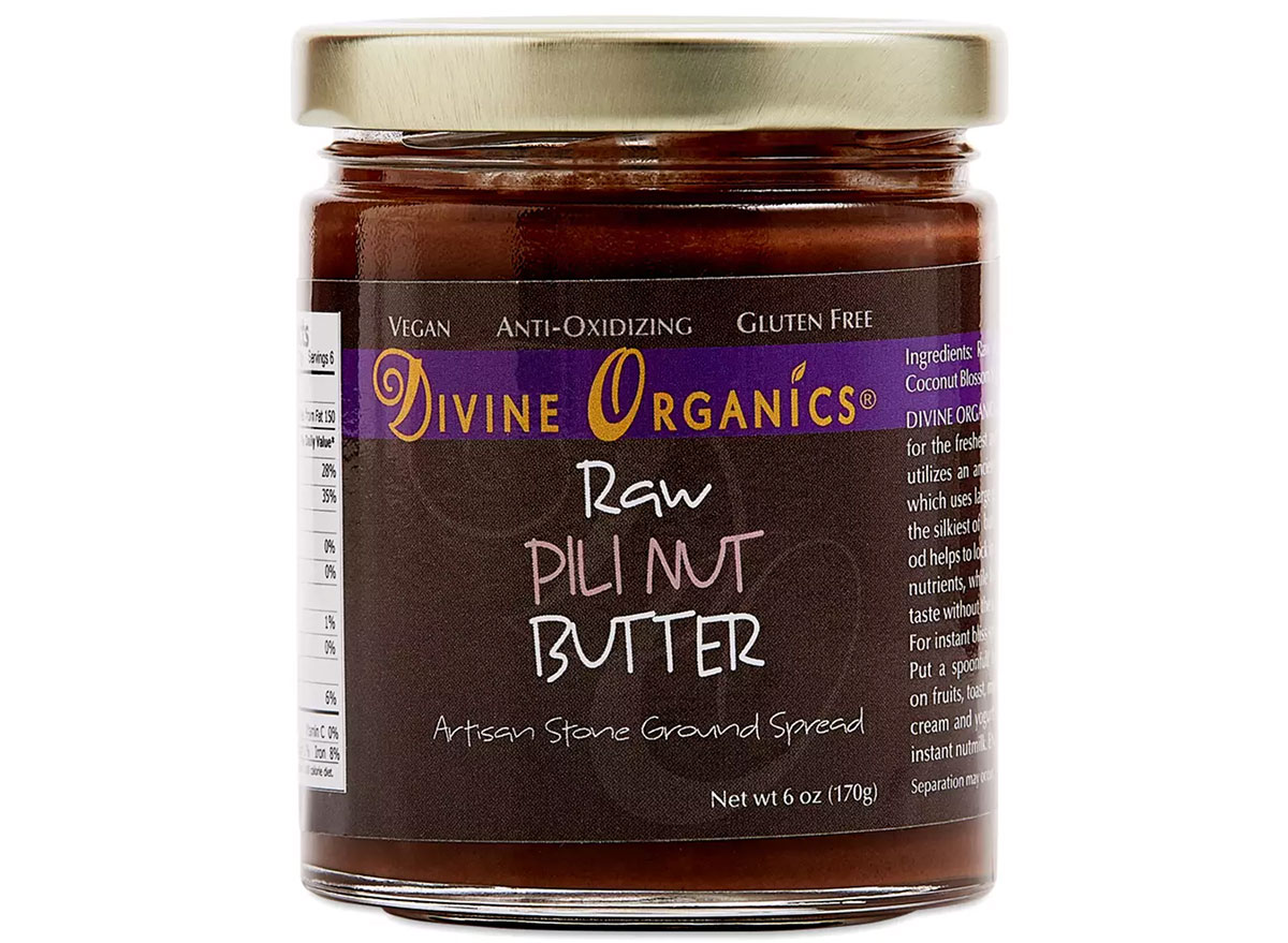 thrive market pilinut butter in jar