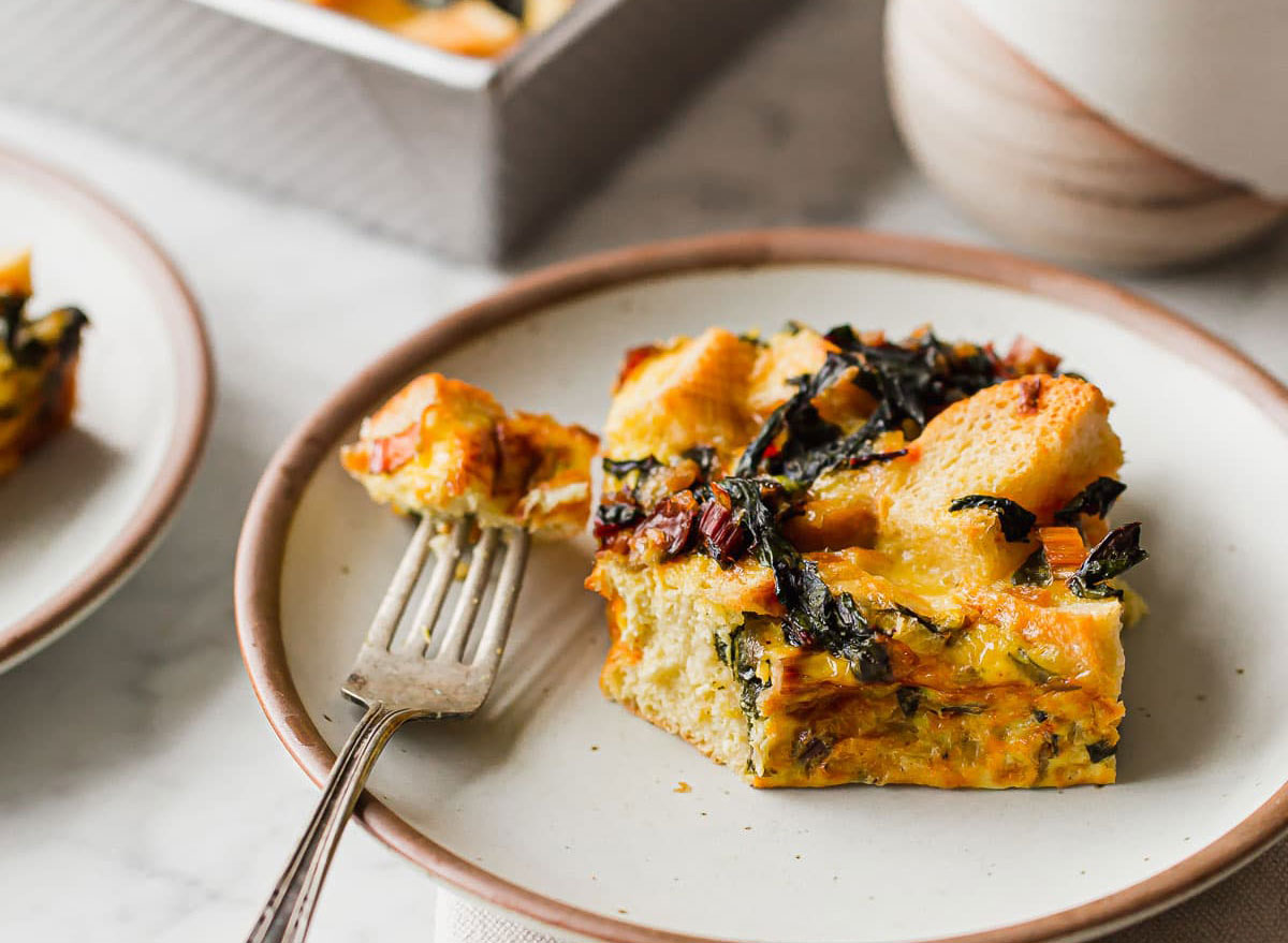 vegetarian breakfast strata