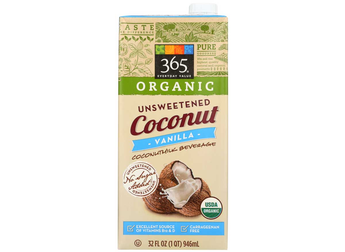 365 organic unsweetened coconut milk beverage unsweetened