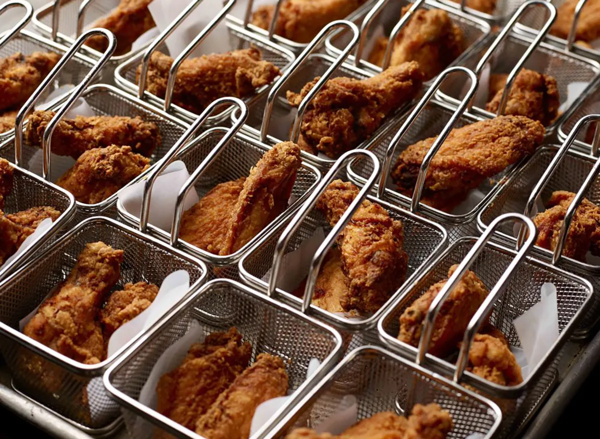 wicked spoon buffet baskets of fried chicken