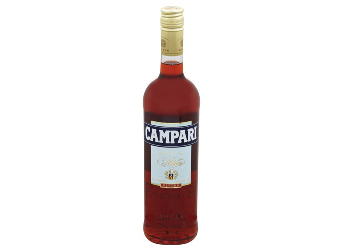 aperitif campari bottle