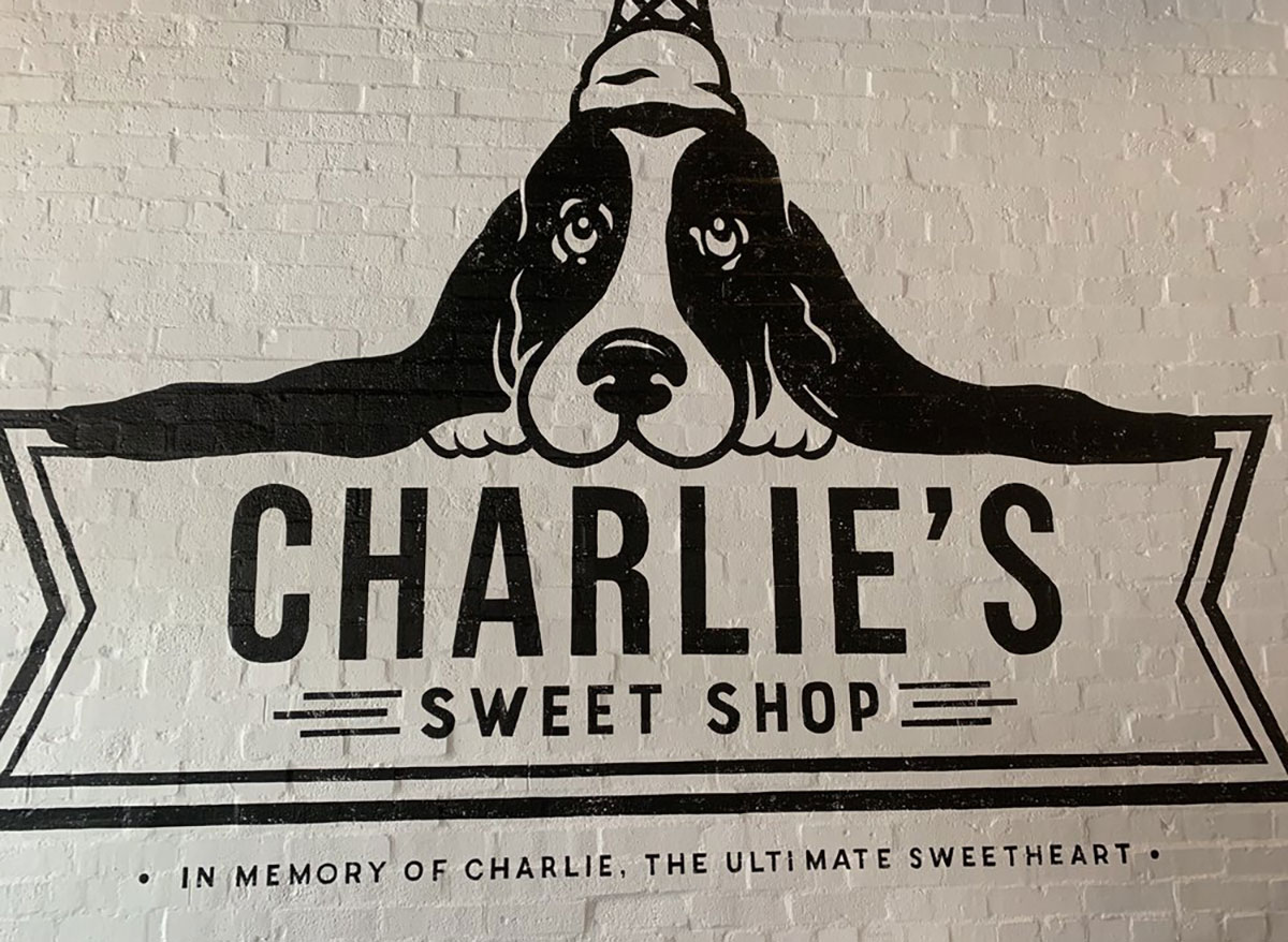 charlie's sweet shop sign