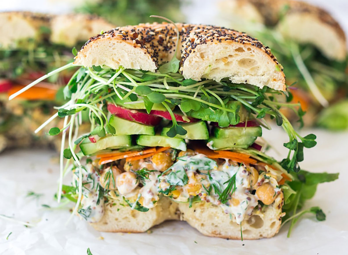 chickpea salad sandwich