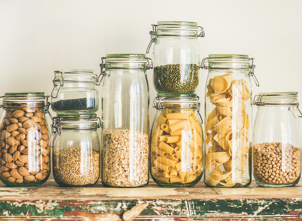 Pantry food containers: glass or plastic?