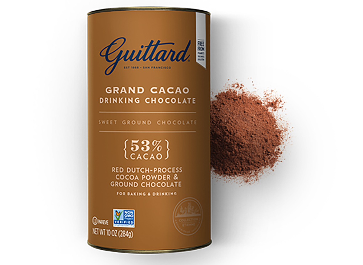 can of guittard drinking chocolate