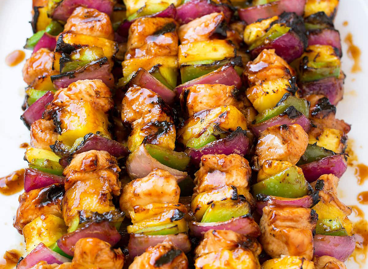 hawaiian chicken kebab