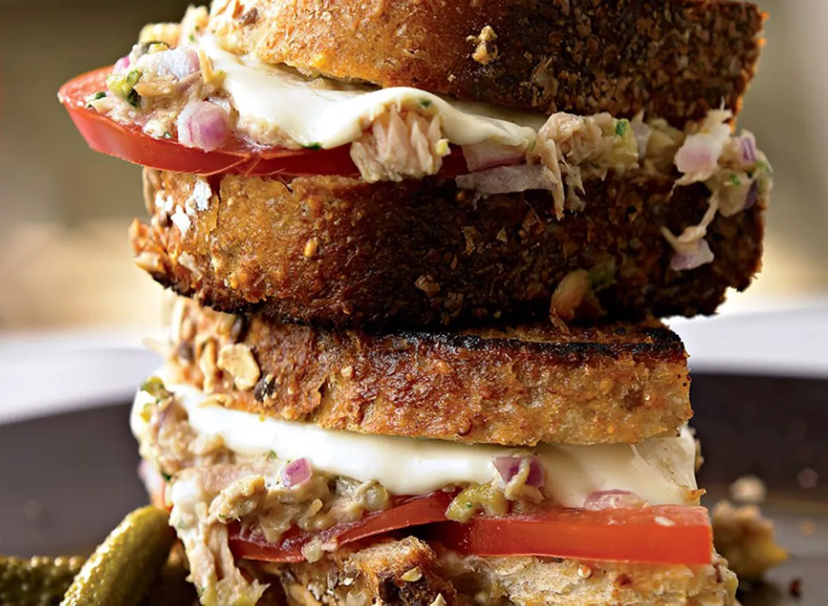 healthy italian tuna melt