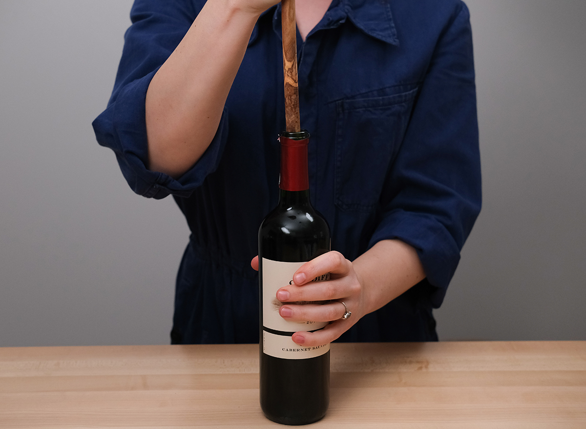 This Is How to Open Wine Without a Corkscrew — Eat This Not That