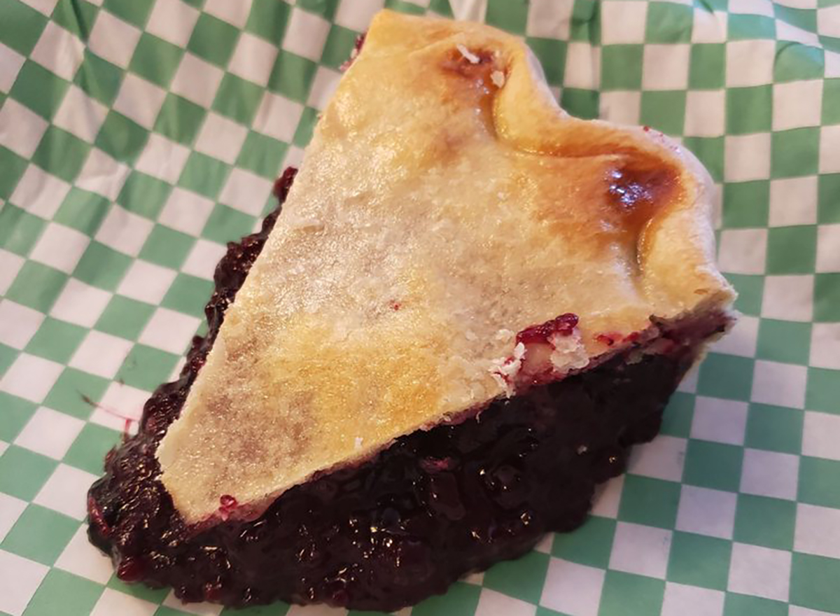 slice of huckleberry pie