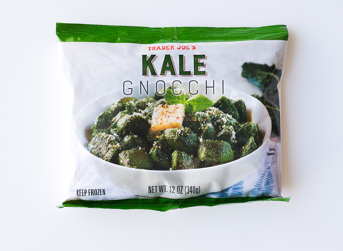 kale gnocchi from trader joe's