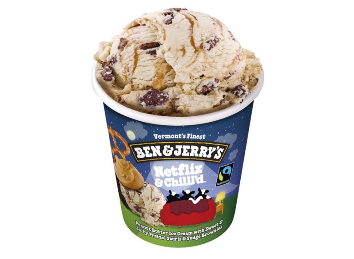 netflix and chill ben and jerrys pint