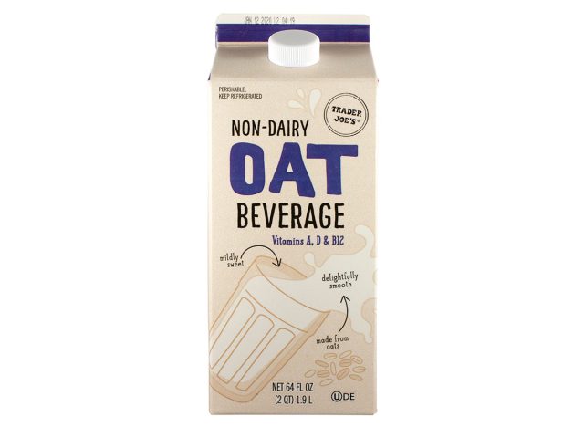 non dairy oat beverage trader joe's