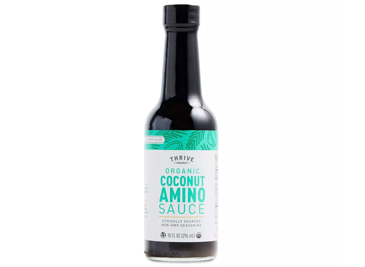 organic coconut amino sauce in package