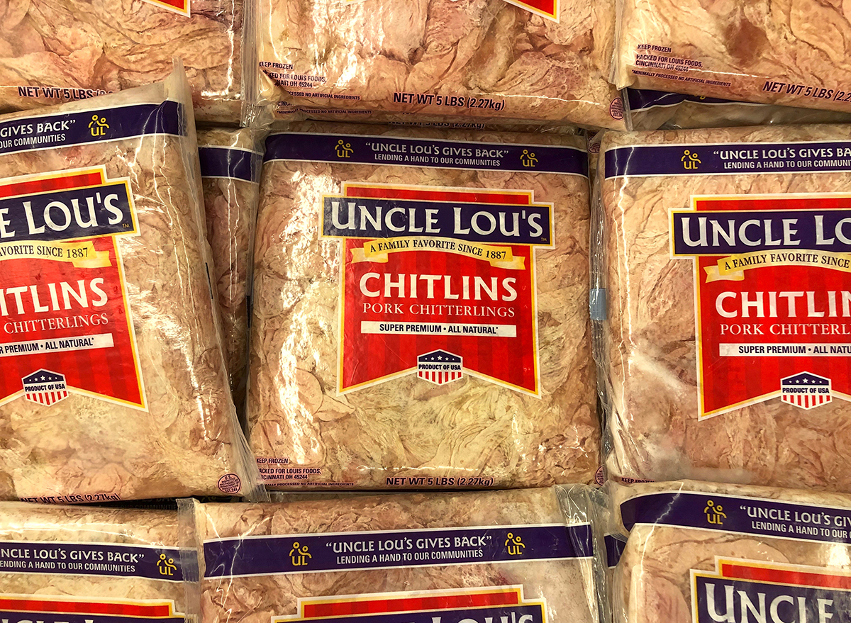 packages of chitlins